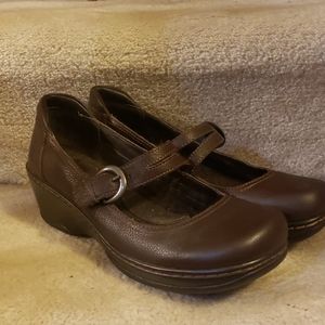 B.O.C. wedges, brown, size 9